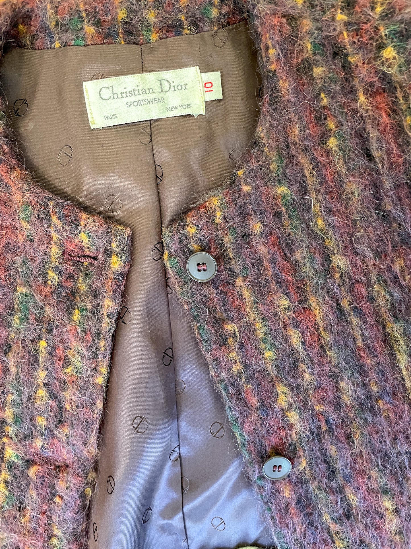 1980s Christian Dior Mohair Jacket