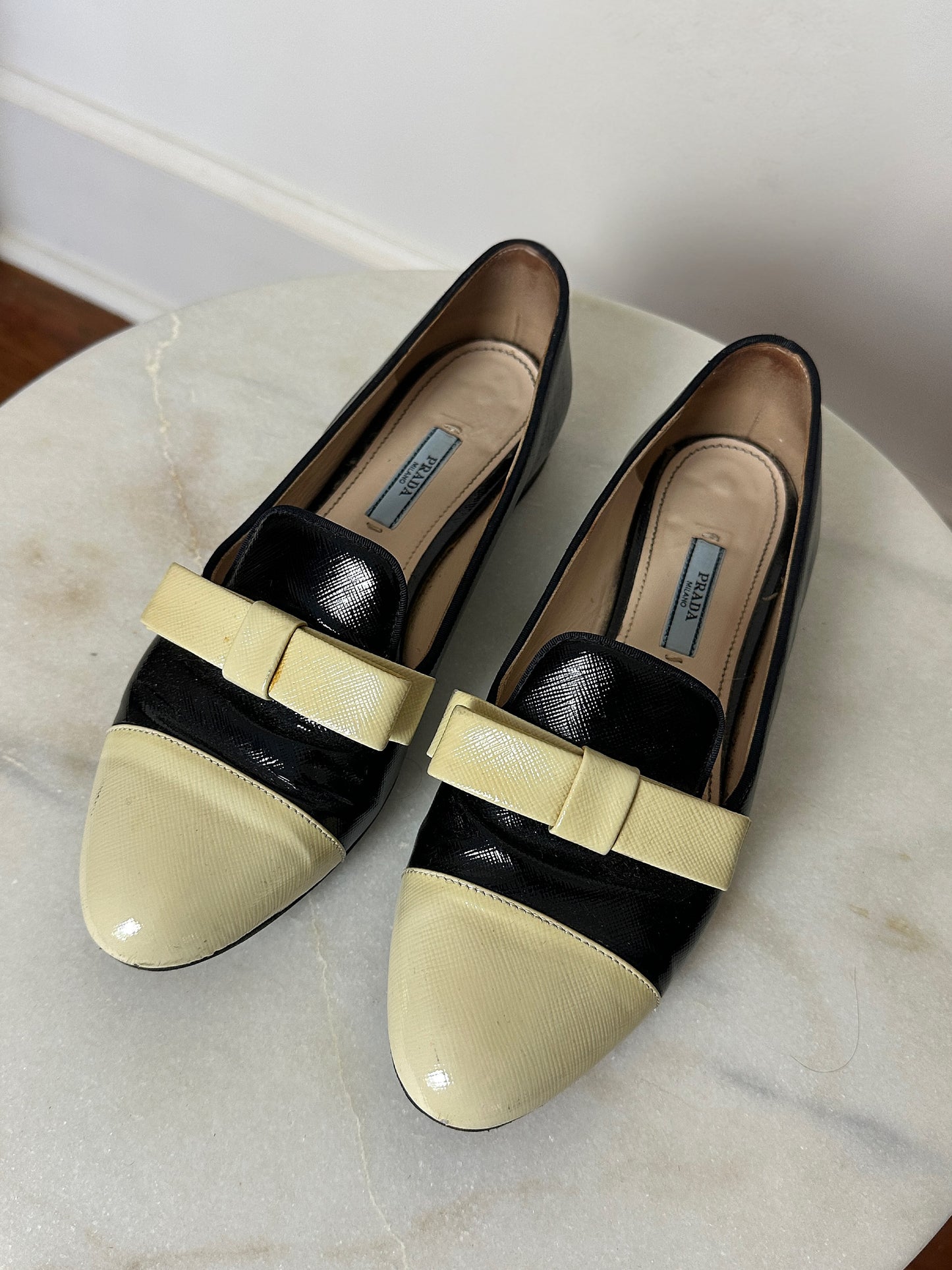 Prada Bow Loafers- 37.5