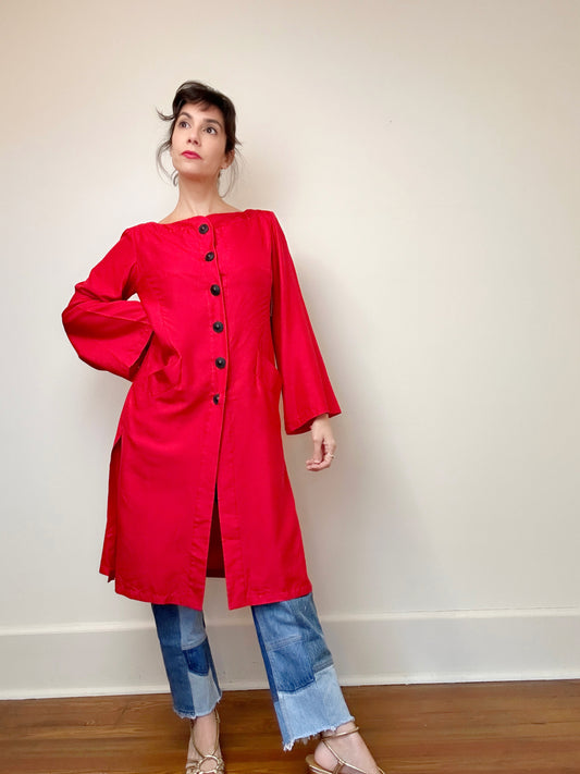 S/S 1995 Yves Saint Laurent Rive Gauche Tunic Blouse