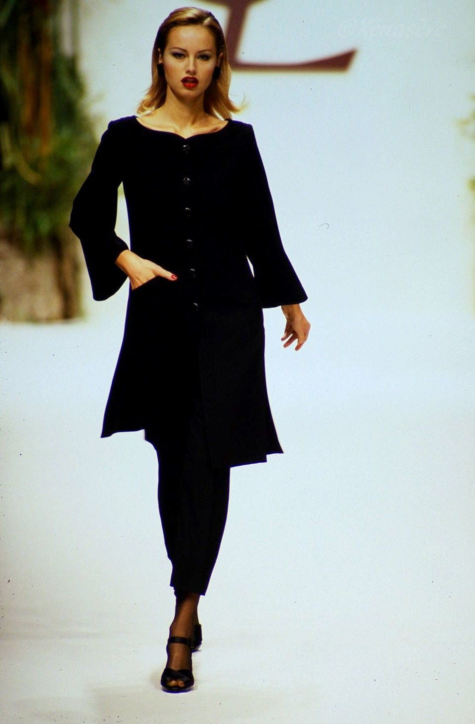 S/S 1995 Yves Saint Laurent Rive Gauche Tunic Blouse