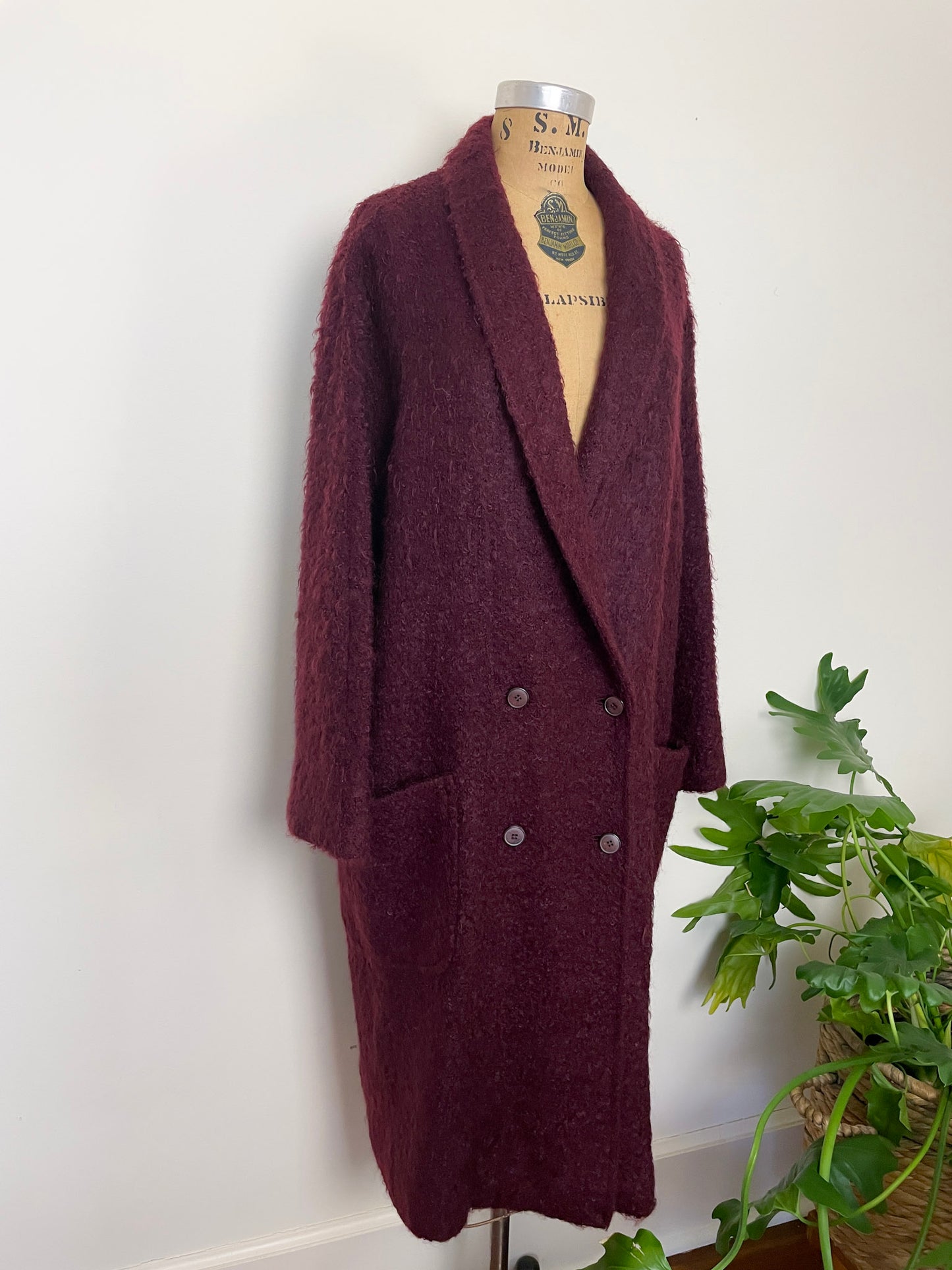 1980s Anne Klein Cocoon Coat