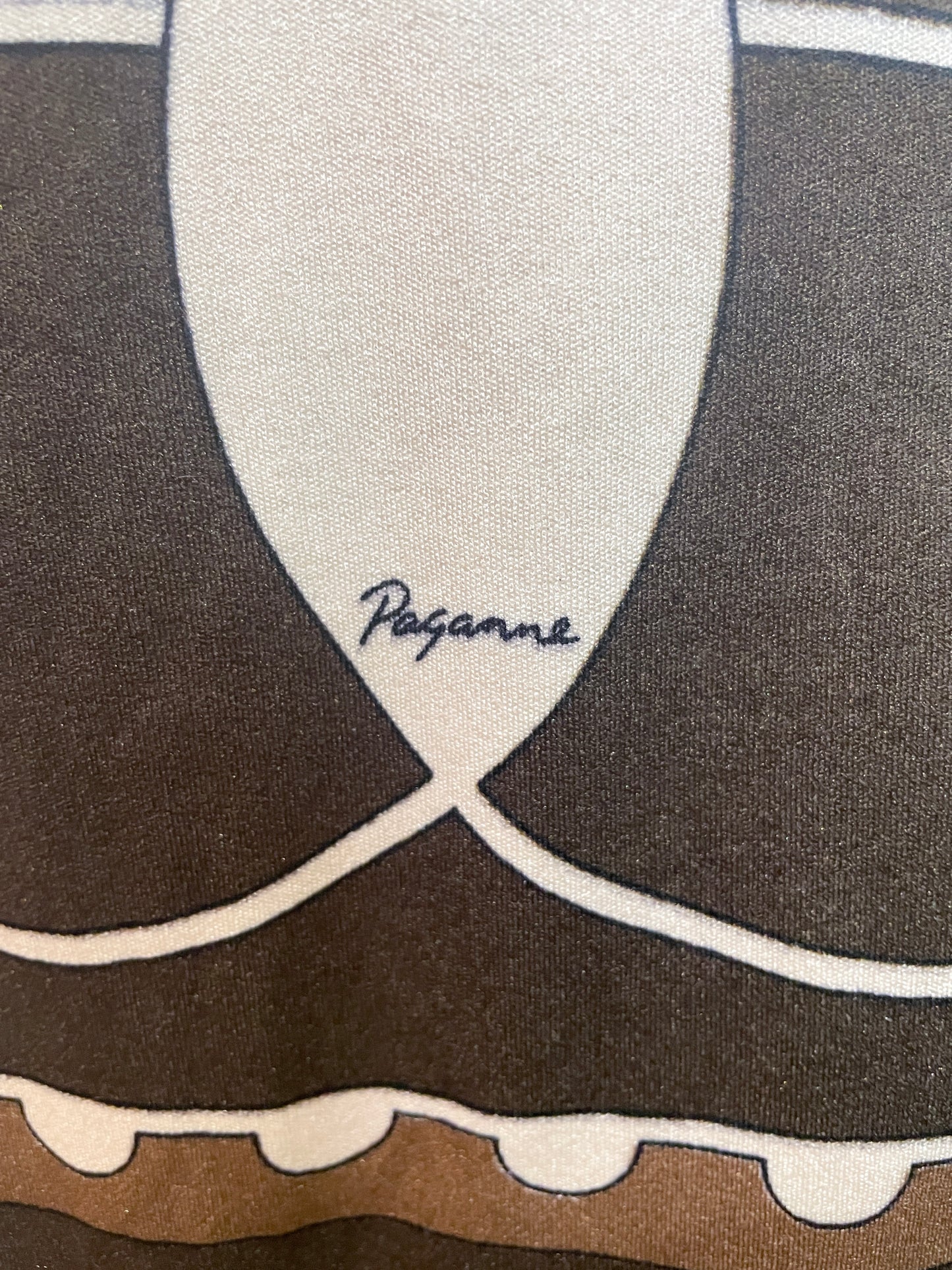 1960s Paganne by Gene Berk Mod Jersey Dress