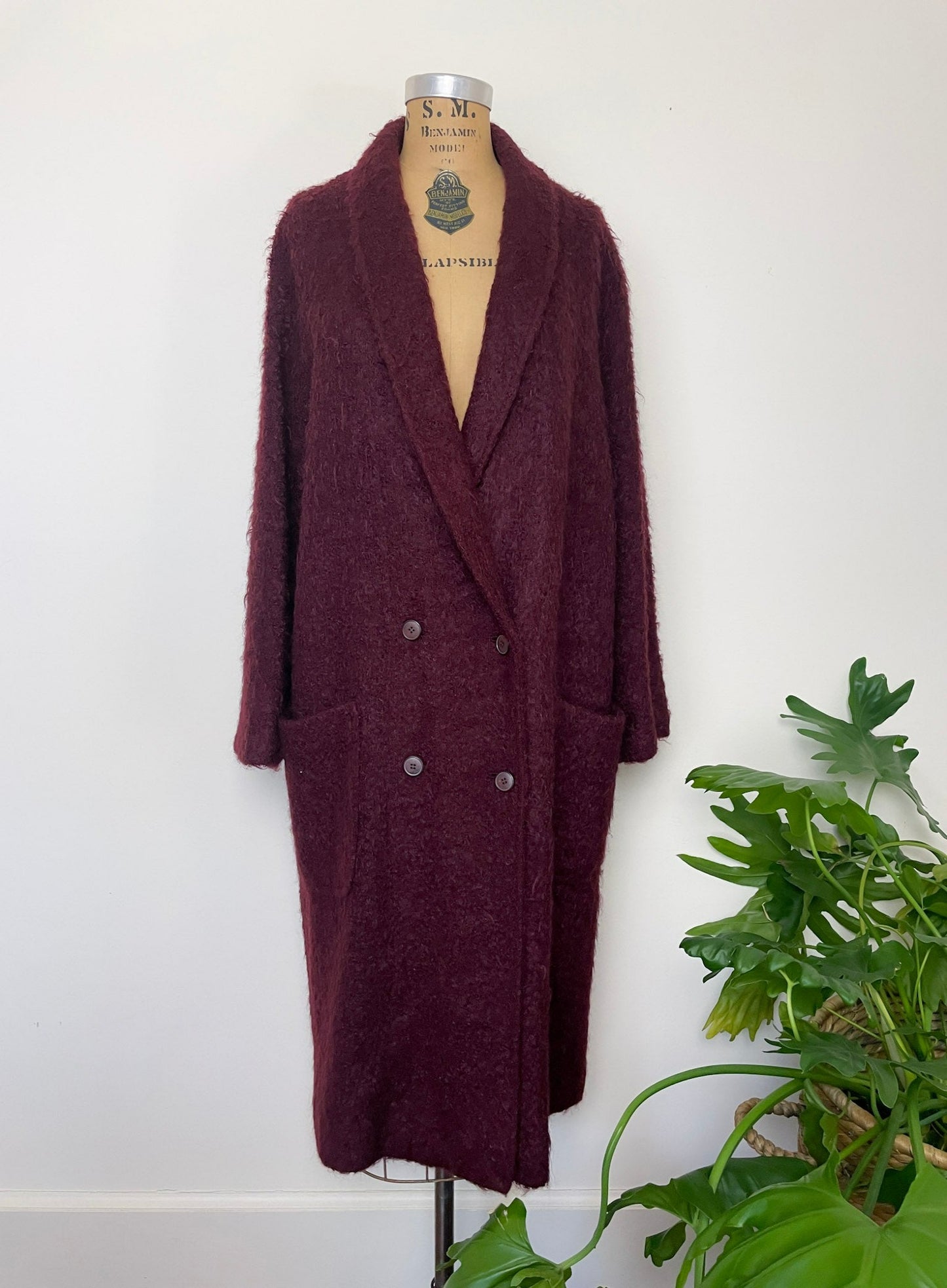 1980s Anne Klein Cocoon Coat