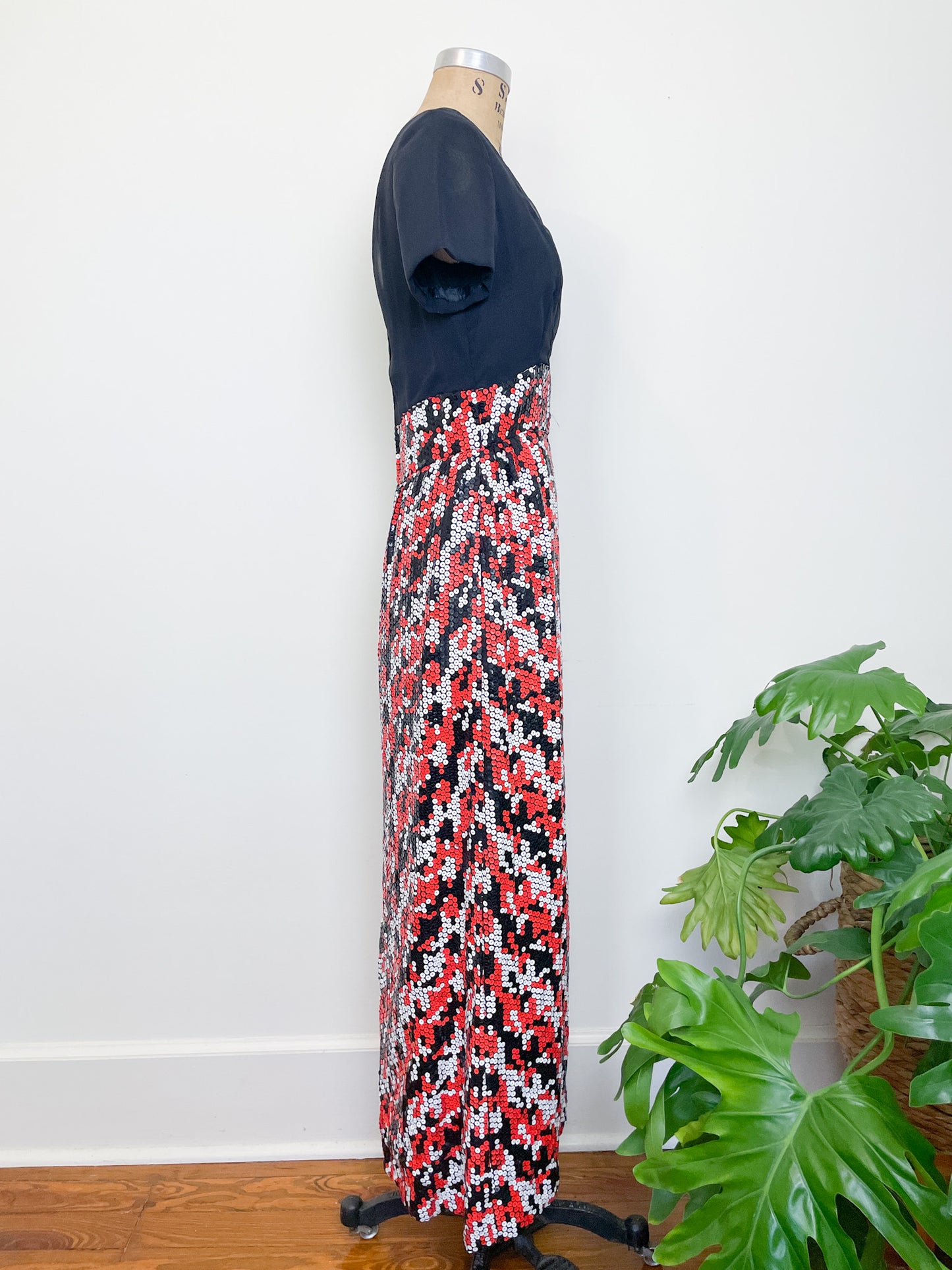 1970s Richilene Sequin Gown